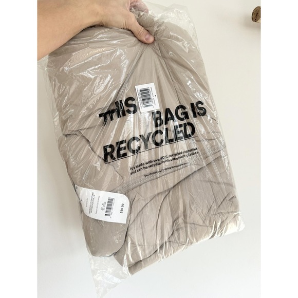 Cotton On The Recycled Cropped Mother Puffer 2.0 White Pepper Jacket M - Picture 11 of 11